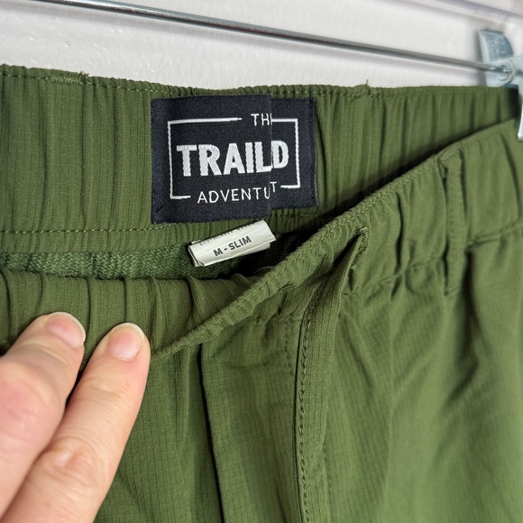 Coalatree Trailhead Joggers sz Medium Olive Green Unisex Outdoor Athletic Pants - Picture 5 of 8